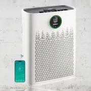 Ecoself HAP-603 True HEPA Air Purifier w/Built-in Dust Sensor. Bright White
