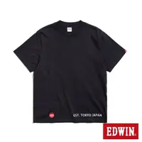 在飛比找momo購物網優惠-【EDWIN】男裝 寬版超重磅短袖T恤(黑色)