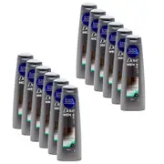 12PK Dove Men Care Anti-Dandruff Shampoo 2in1 Gentle Clean 300ml Mens Shampoo