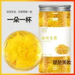 【楚楚美妝】金絲皇菊茶20G罐裝 大朵菊花茶 一朵泡一盃 金絲黃菊花茶 養生茶 碩大飽滿 自然清香 花草茶代用茶