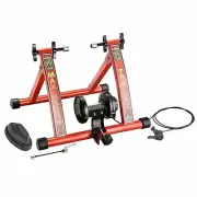 RAD Cycle Products Max Racer 7 Levels of Resistance Bicycle Trainer Stand - Red