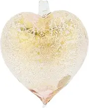[Glass Of Venice] Murano Glass Heart Christmas Ornament - Pink Gold