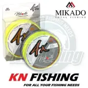 MIKADO NIHONTO FINE Braided Line 4x Fluo Yellow 150m 0.08mm - 0.20mm