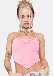 Sweet Spring Break Forever Halter Top