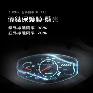 SUZUKI台鈴SUI125機車儀錶板犀牛皮保護貼台鈴機車SUI125水125機車儀表貼台鈴可達鴨機車儀表貼