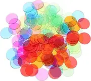 ORFOFE Bingo Counters 120pcs Plastic Bingo Chips Game Counters Tokens Bulk Red Coin Tokens for Boys and Girls