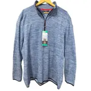 Avalanche NWT Men’s pullover quarter zip Blue XL outdoors hiking fishing
