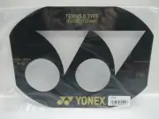 YONEX: SET OF TENNIS RACQUET STENCIL (MP TO OS SIZE) AND RED STENCIL INK. AC502B