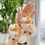 Cartoon Squirrel Keychains Pendant Women Cute Plush Doll Keyring For Girls Gi CR