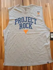 Under Armour UA Project Rock Show Your Training Ground Sleeveless Shirt Large