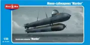 Mikro Mir 35-002 - German Mini - submarine Marder WW II - 1/35 Scale Model Kit