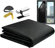 Sun Blocking Window Shades | 57 x 78.7 Inch Room Darkening Shades,No Drill Portable Blinds, Cuttable Drapes for Home Day Sleep