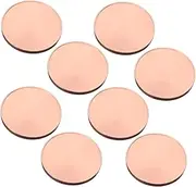 Veemoon 10pcs Engravable Blank Coins for DIY Crafts Smooth Surface Challenge Coins for Personalization and Commemorative Keepsakes for Jewelry Making and Art Projects