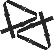 Backpack Belt Fixed Buckle Pack Strap Harness Anti-Slip Lightweight Replacement for Hiking Camping Travel Backpack Strap Adjuster