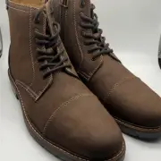 Dockers Men Rawls Rugged Lace-up Synthetic Leather Lugged Sole Cap Toe Boot 10.5