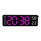 Hung Or Standing Clock Brightness Adjustment 22.5*3.5*7.5cm Clocks Day