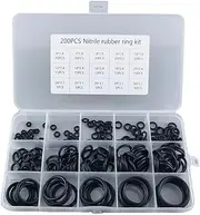 Generic 200Pcs Seal Nitrile Rubber Bands Boxed High Pressure O-Rings Repair Kit Waterproof Sealing Elastic Band O Rubber Rings Set