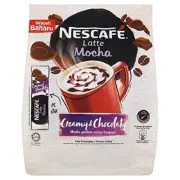 Nescafe 3 in 1 MOCHA Coffee Latte - Instant Coffee Packets - Single Serve Fla...