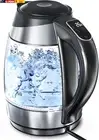Electric Kettle - 1.8L Glass Kettle with Temperature Control, 2200W Fast Boiling