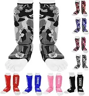 BS Kids Shin Instep Pads MMA Leg Foot Guard Muay Thai Kick Boxing Guard Protector X