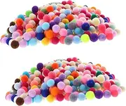 CIMAXIC Wool Dryer Balls Multipurpose Pompom Craft Fillers Small Fluffy Pom-poms for DIY Clothing Decor