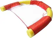 Pool Noodle Chair - Mesh Sling - Floating Pools Lounger | Durable Foam Support | Breathable Lightweight Portable Inflatable for Water Relaxation