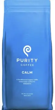 NEW Purity Coffee CALM Organic Decaf Coffee Whole Bean 5lb Bag EXP 03/2026