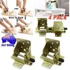 NEW 4Pack Folding Table Leg Brackets Fittings Lock Extension Foldable Hinge DIY