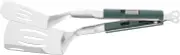 COLLBATH 2-in-1 Stainless Steel Frying Spatula Clip Spatula Tongs Cooking Tong Serving