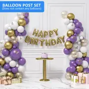 Balloon Column Stand Kit 8.2ft Reusable Balloon Post Holder Set Free·-