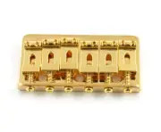 Gold Fixed Guitar Bridge for Hardtail Fender Stratocaster/Strat® SB-0100-002