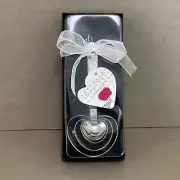 Love Beyond Measure Set of 4 Heart Shaped Stainless Measuring Spoons ~ Pinch Joy