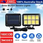Solar Power PIR Motion Sensor Wall Light LED Outdoor Garden Security Flood Lamp