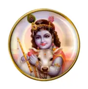 Infant Krishna Hindu Pin Badge