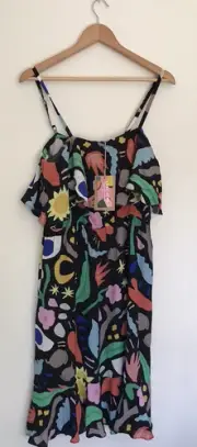 Gorman Pieces Riffle Dress - Print , BNWT, Sz -12 , M ,RRP -269.00