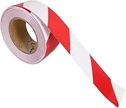 HAWILLOSCH 1Roll Reflective Warning Tape Caution Reflective Strip for Driveways Roads Construction Sites High Visibility Safety Tape with Strong Adhesive for Secure Application