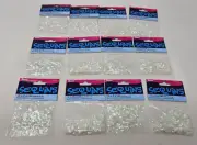 Bulk 60g Darice Crystal Iris 5mm Round Cup Tiny Loose Sequins Sewing Crafts