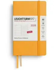 [LEUCHTTURM1917] Weekly Planner Pocket Notebook in Rising Sun