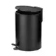 《KELA》Mats腳踏式垃圾桶(黑3L) | 回收桶 廚餘桶 踩踏桶