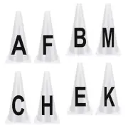 8 Pieces Dressage Cones Equipment Sturdy Lightweight Sports Comprehensive Easy t