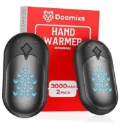 Hand Warmers Rechargeable Portable Reusable: Owl Hand Warmer 2 Pack black