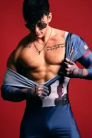 [Z095] Handsome Male Cute Model Showing Off Body And Muscled Physique