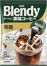 AGF Blendy Portion Concentrate Coffee No Sugar 144g