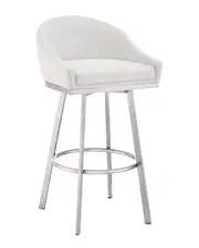 Armen Living Noran Swivel Bar Stool