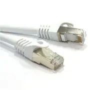 Astrotek CAT6A Shielded Cable 3m Grey/White Color 10GbE RJ45 Ethernet Network LAN S/FTP LSZH Cord 26AWG PVC Jacket