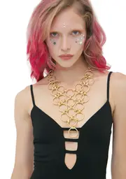 [Vittrock] Honeycomb Collar Necklace