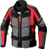 Spidi 4 Season Evo, textile jacket H2Out , color: Black/Grey/Red , size: S