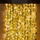 5/10M 50/100LED Leaf Garland Fairy String Lights For Xmas Lamp Ivy Vine LED♫