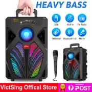 2000W Loud Bluetooth Speaker Portable Party Outdoor Wireless Subwoofer with Mic