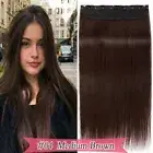 Highlight One Piece Weft With Clips Real Remy Human Hair Extensions Half Head